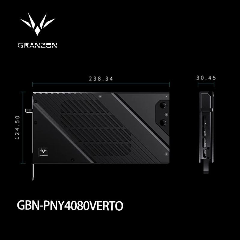 Rtx 4080 Water Cooling Block - Водяной блок Granzon GBN-PNY4080VERTO для графической